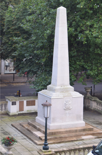 WM3353 Cheltenham obelisk after works  © Cheltenham Borough Council 2016