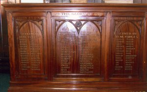 Akroydon WWI war memorial © Boothtown Methodist Church, 2005