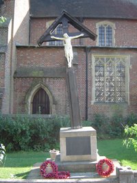 Woodford Green memorial before © A Clark 2009