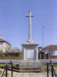 Sunbury war memorial cross © Stonewest ltd, 2007