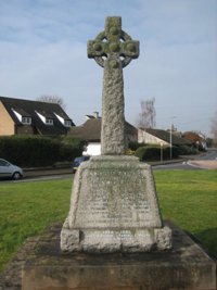 The memorial before cleaning and repair © Swaffham Bulbeck Parish Council, 2010