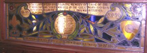 The Pathfinder Scout memorial window in St Gabriel's, Manchester © St Gabrielâ€™s PCC, 2007