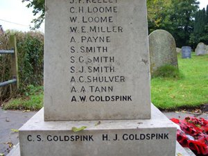 Pulham war memorial cross © Pulham St Mary PC, 2009