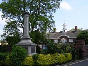 Lenton war memorial column © Lenton P.C.C, 2008