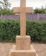 Marshwood war memorial after work © Upper Marshwood Vale PC 2007