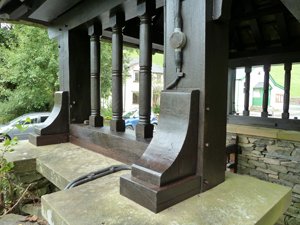 New Hutton war memorial lychgate © Yvonne Welch, 2012