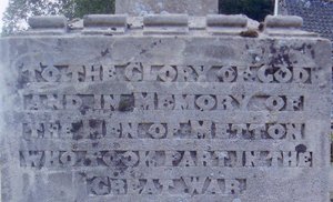 Metton war memorial cross © Jim Marriage, 2010