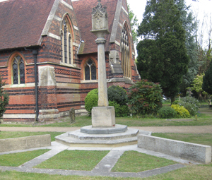 Chalfont St Peter war memorial cross cChalfont St Peter Parish Council, 2017