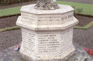 Colwall war memorial after work &copy; Colwall Parish Council 2003