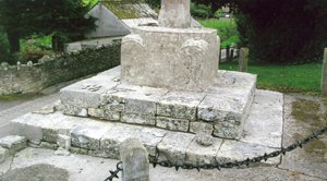 Steps following cleaning and highlighting extent of frost damage © Sue&Lawrence Kelland, 2010