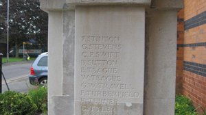 St Pauls Church Calvary replacement inscription panel © Sandra Taylor, 2010