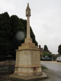 Lockinge war memorial after works © Lockinge Trust 2015