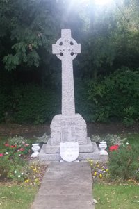 Thurleigh war memorial after cleaning © Thurleigh Parish Council, 2014