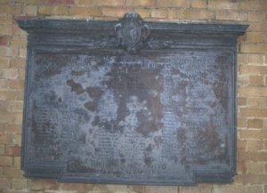 Cardiff High School war memorial plaque © Cardiff High School, 2006