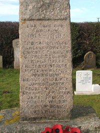 Lettering before cleaning and re-painting © Wellington Parish Council, 2010