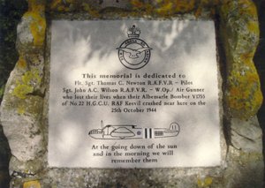 Alton Barnes plaque © The Wiltshire Historical Military Society, 2009