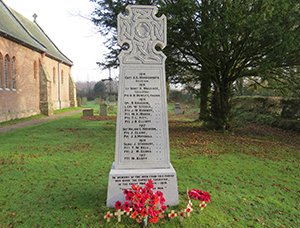 Mealsgate war memorial after grant works ©Allhallows PCC 2014