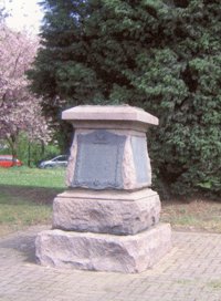 Buller war memorial plinth after sculpture stolen © Nuneaton and Bedworth Borough Council, 2007