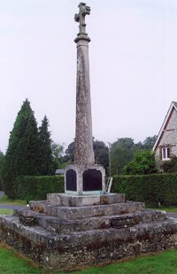 Froxfield war memorial before work © Froxfield Parish Council 2007