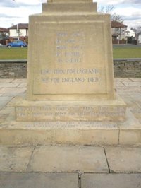 WM6364 Ainsdale war memorial cross © Ainsdale Civic Society, 2012