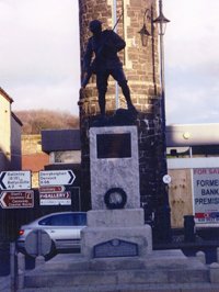Bushmills war memorial sculpture © Moyle District Council, 2010