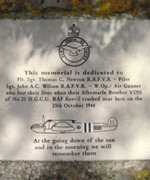 Alton Barnes plaque © Wiltshire Historical Military Society, 2009 Alton Barnes plaque © Wiltshire Historical Military Society, 2009