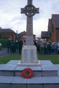 Swinton war memorial after work © The PCC of Holy Rood Parish Church, 2008