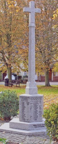 Blackmore war memorial following cleaning and re-lettering © Blackmore, Hook End & Wyatts Green Parish Council, 2010 Blackmore war memorial following cleaning and re-lettering © Blackmore, Hook End & Wyatts Green Parish Council, 2010