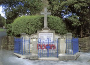 Brockholes war memorial cross © Holme Valley PC, 2008