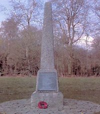 Penn war memorial before work © Penn Parish Council 2002