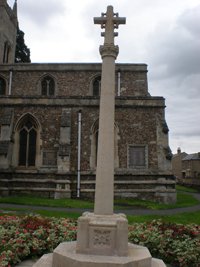 The memorial after cleaning © St Neots Town Council, 2011