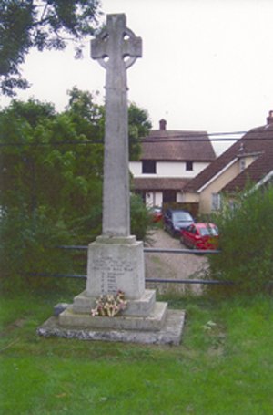 Pulham war memorial cross © Pulham St Mary PC, 2008