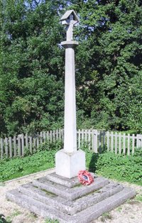 Gilston war memorial before work © Eastwick & Gilston Parish Council, 2007