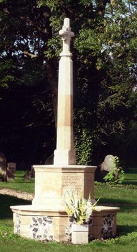 Steeple Morden war memorial after conservation works © Ray Leach, 2009