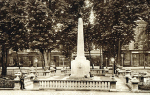 WM3353 Cheltenham obelisk courtesy of Cheltenham Borough Council, unknown date