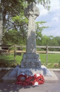 Holingbourne war memorial after work © Hollingbourne Parish Council, 2007