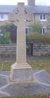 The memorial after cleaning © Whittlebury Parish Council, 2011