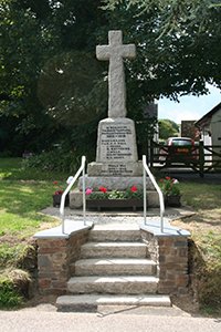 Frithelstock war memorial after  grant works © Frithelstock Parish Council 2014