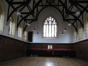 Interior of hall after work © King's School, 2010