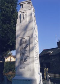 Mold war memorial after work © Mold Town Council 2006