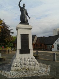 Milngavie war memorial after work © East Dunbartonshire Council, 2014 