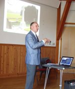 RV Paul Goodwin giving talk &copy; P. Goodwin, 2010