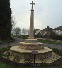 Drayton St Leonard war memorial cross cDrayton St Leonard PC, 2016