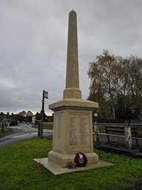 Severn Stoke war memorial after works ©Severn Stoke and Croome D'Abitot Parish Council 2014