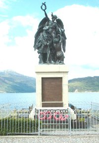 Glenelg war memorial sculpture © The Highland Council, 2009
