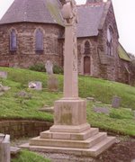 Helsby war memorial after work © Helsby Parish Council, 2005