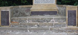 Memorial after re-pointing © Castle Donington Parish Council, 2010