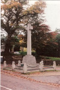Burley war memorial cross © Burley Parish Council, 2008