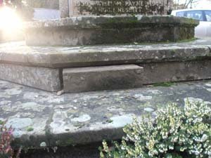 Details of stone damage and open joints © Stoke Albany Parish Council, 2010