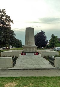 Cranleigh war memorial after grant works © Cranleigh PC 2014